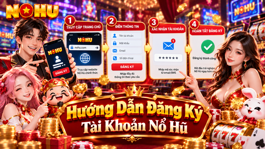 Hướng Dẫn Đăng Ký Tài Khoản Nổ Hũ