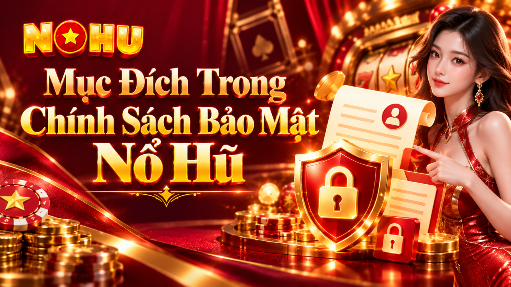 Mục Đích Trong Chính Sách Bảo Mật Nổ Hũ